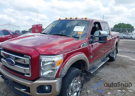 2011 Ford F-250 Xl from USA, damaged, VIN 1FT7W2A67BEC75799